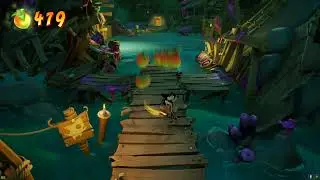 Crash Bandicoot 4 It's About Time - Salty Wharf Jetboard Jetty Gameplay