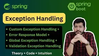 Exception Handling in Spring Boot | Lec.24 |Spring Framework Bootcamp