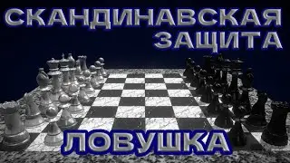 Скандинавская защита ЧАСТЬ 9 ЛОВУШКА #ловушка #chess #шахматы