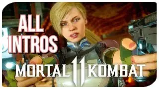 MORTAL KOMBAT 11 Cassie Cage All Intros Dialogue Character Banter MK11