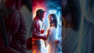 Jesus vs Devil sports battle 
