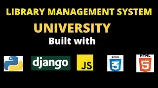 Python project | University library management system | django-project