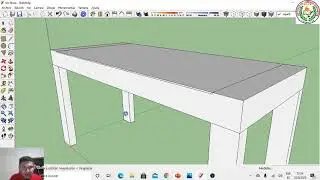 Una mesa  google sketshup8