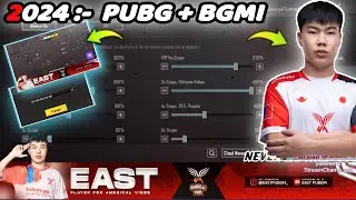 UPDATE 3.0 | EAST PUBGM SENSITIVITY | EAST SENSITIVITY CODE | EAST CONTROL CODE | PUBG/BGMI