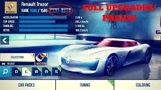 Asphalt 8 Renault Trezor MAX-PRO Tuning!