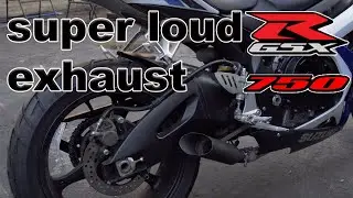 2006 GSX-R 750 Voodoo shorty slip on exhaust