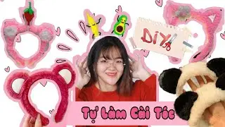 Series DIY tự làm cài tóc của Trâm Suri Mun | cài tóc gấu dâu, cài tóc tai thỏ, cài tóc bơ và chuối