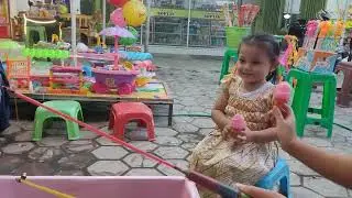 MENEMANI KHANSA BERMAIN KE PASAR SENGGOL ‼️