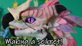 I made a Seikret!  | Needle felting tutorial