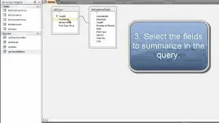 Summary Query in Microsoft Access