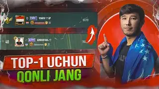 EUROPA SERVERDA TOP-1 UCHUN QONLI JANG QO'LLAB QUVVATLAB TURAMIZ ➤ 🇺🇿🔥 - PUBG MOBILE