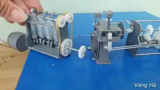 Model Engine Gearbox from PVC | Vang Hà