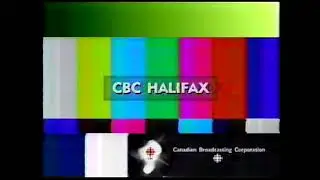 CBC-TV Halifax (CBHT-TV) sign-off SMPTE bars and tone