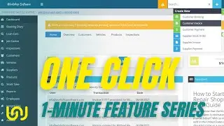 One Click -  Workshop Software 1 minute Feature Series