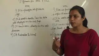 Difference between HTML & XML