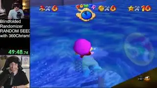 BLINDFOLDED SM64 Randomizer Collaboration Stream with @360Chrism !