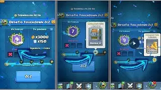 TOUCHDOWM!! 9-VICTORIA A LA PRIMERA!+COFRES! "COMO JUGAR" |CLASH ROYALE|