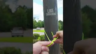 TAUT LINE HITCH - Tie around the peg