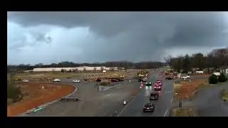 Tornado in Clarksville, Tennessee