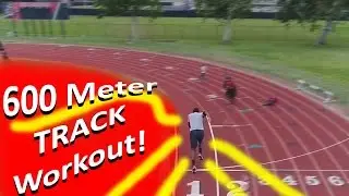 How To Run Faster - 600 Meter Track Endurance Workout! 