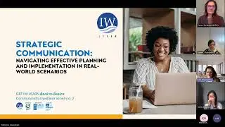 IWL Comms Series Webinar 2: Strategic communications