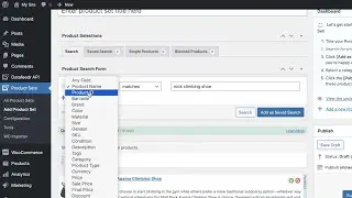 Available Search Fields and Filters