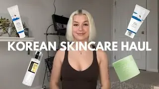 KOREAN SKINCARE HAUL + UNBOXING (olive young saved me so much money)