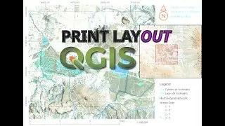 Print layout in QGIS. Cartographic design