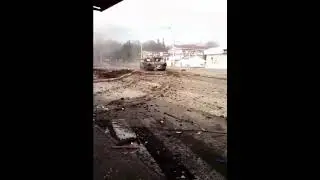 Танк стреляет/Волноваха/Украина/война