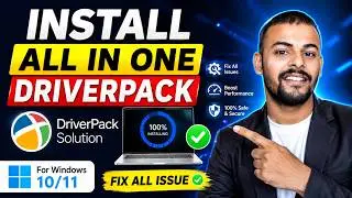 How to Install All in one DriverPack PC/Laptop | DriverPack Solution 2024 💻Fix All Issue