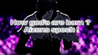 Words of Sosuke Aizen 🥶☠️| bleach thousand year blood war🔱.