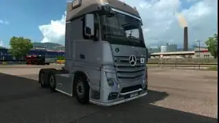 Euro Truck Simulator 2 - Mercedes Actros 2016 Review + Gameplay