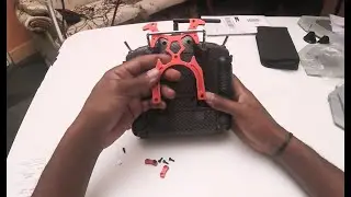 frsky Taranis X9D Plus - Neck-strap Hook (Balance Bar) & Stand Holder Installation