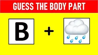 Guess The Body Parts By Emoji | Emoji Challenge