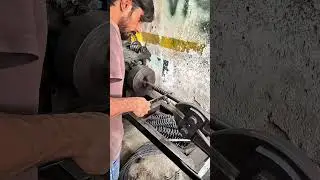 Making a Spring by Hand on a Vintage Lathe 🛠️ 