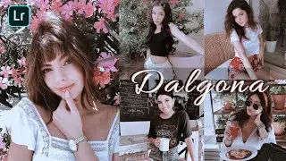 DALGONA COFFEE PRESET Lightroom Mobile Tutorial Free DNG | Preset