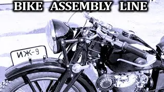 MADE IN USSR. IZH Motorcycle Assembly Line Through the Years