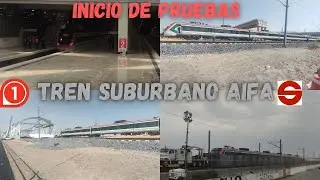 ¡Llego el primer TREN SUBURBANO al AIFA!