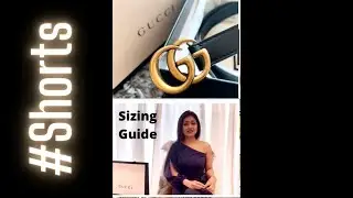 Gucci Belt Sizing guide | how to measure belt size