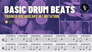Essential Drum Beats in The 8th Note Grid - Come Practice With Me!
