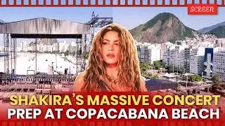 Shakira's Copacabana Beach Show: Massive Stage Build Underway | Fans Excited | Screen