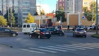 Перекресток б.Чавайна - ул.Петрова, 11 сентября 2018 г.