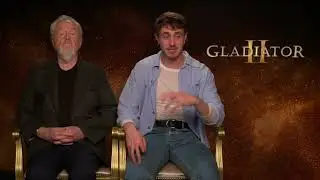 GLADIATOR II: Ridley Scott and Paul Mescal official movie interview | ScreenSlam