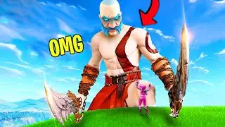 *NEW* KRATOS IN GOD MODE IS FINALLY ON FORTNITE! (Fortnite Epic Moments #5)