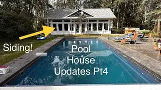 Construction update! Pool house build continues