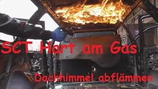 Golf 3 1.6 Kombi Stockcar - Dachhimmel abflämmen