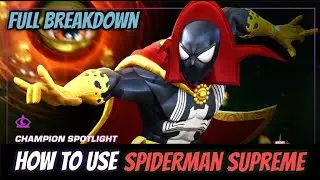How to use Spiderman supreme effectively |Full Breakdown| - Marvel Contest of Champions