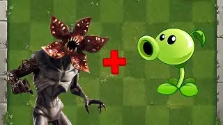 Demogorgon (Stranger Things) + Peashooter Fusion - Plants vs Zombies Animation