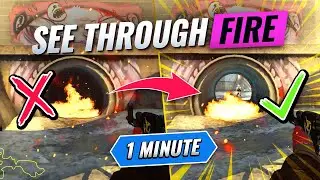 SEE THROUGH FIRE - BEST Settings For Molotovs And Visibility! 