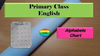 Alphabets chart for primary class| Primary class chart| English chart tlm for primary school  #tetlm